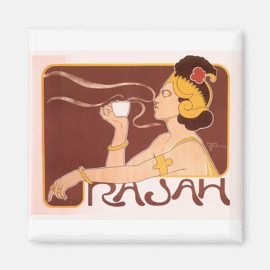 Aimant Café Rajah (Devant)