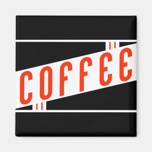 Aimant café rétro