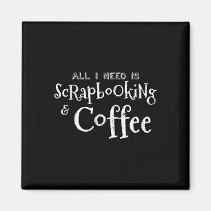 Aimant Café Scrapbooking Vintage
