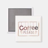 Aimant Café S'Il Vous Plaît (Recto/Verso)