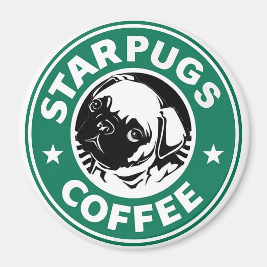 Aimant Café Starpugs (Devant)
