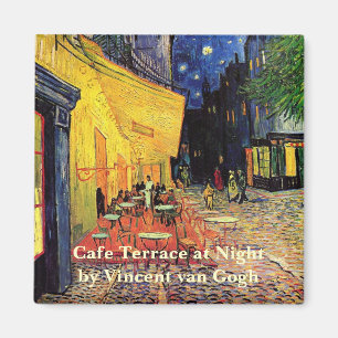 Aimant Café Terrasse à la nuit par Vincent van Gogh