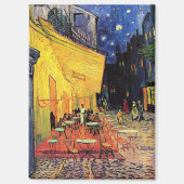 Aimant Café Terrasse à la nuit par Vincent van Gogh (Recto)