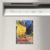 Aimant Café Terrasse à la nuit par Vincent van Gogh (In Situ (Lave-vaisselle))