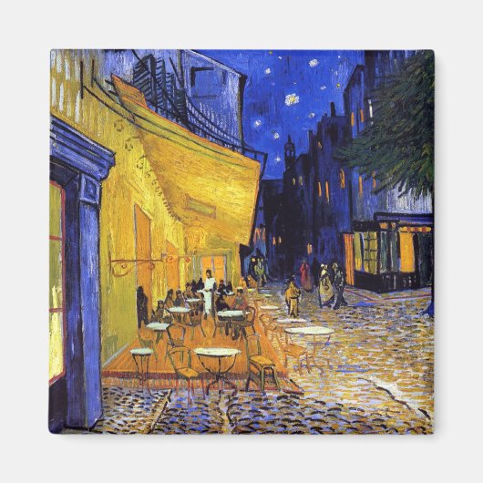 Aimant Café Terrasse à Night Vincent van Gogh (Devant)