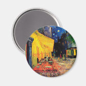 Aimant Café Terrasse Place du Forum Van Gogh Art (Recto/Verso)