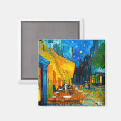 Aimant Café Van Gogh Terrasse en soirée (Recto/Verso)