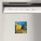 Aimant Café Van Gogh Terrasse en soirée (In Situ (Lave-vaisselle))