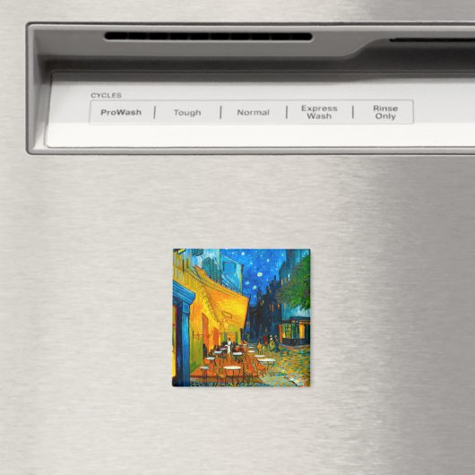 Aimant Café Van Gogh Terrasse en soirée (In Situ (Lave-vaisselle))