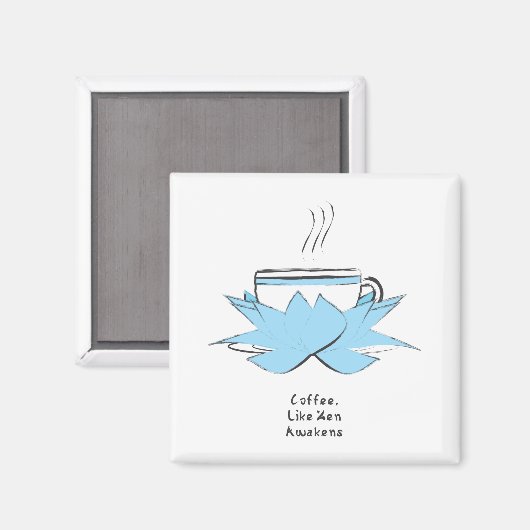 aimant café zen (Recto/Verso)