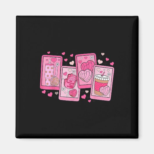 Aimant Cafecito Y Chisme Saint-Valentin (Devant)