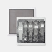 Aimant Cafés royaux à l'abbaye de Westminster (Recto/Verso)