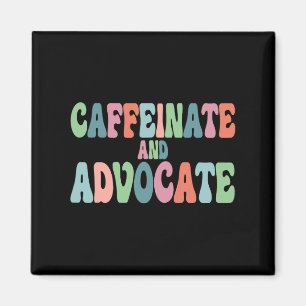 Aimant Caffeinate Et Avocat Enseignant Spirituel Autis Sp