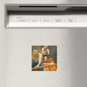 Aimant Caillebotte : Les plaisanciers aviron sur les Yerr (In Situ (Lave-vaisselle))