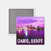 Aimant CAIRE, EGYPTE - Customisé (Recto/Verso)