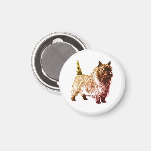 Aimant Cairn Terrier (Recto/Verso)