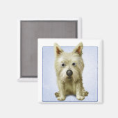 Aimant Cairn Terrier 1 (Recto/Verso)