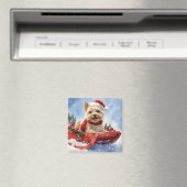 Aimant Cairn Terrier Chien dans la corniche Laisser il ne (In Situ (Lave-vaisselle))