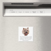 Aimant Cairn Terrier de Souvenir - Mâle (In Situ (Lave-vaisselle))
