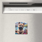 Aimant Cairn Terrier sur une pagaie : Une aventure Pittor (In Situ (Lave-vaisselle))