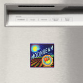Aimant Caisses de fruits des années 1940 étiquette Moonbe (In Situ (Lave-vaisselle))