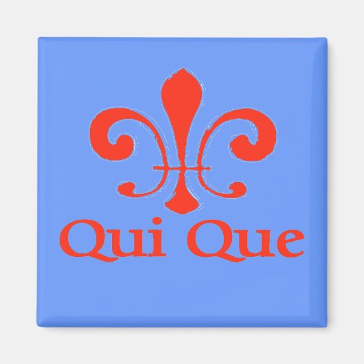 Aimant Cajun French qui dort (Devant)