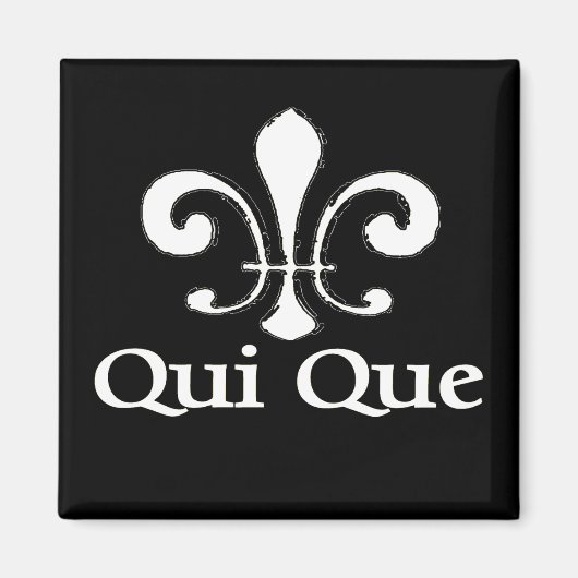 Aimant Cajun French qui dort (Devant)