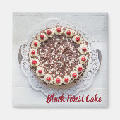 Aimant Cake de Black Forest (Devant)