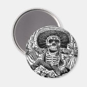 Aimant Calavera Day of the Dead (Recto/Verso)