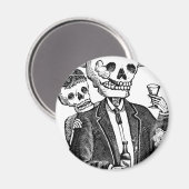 Aimant Calaveras de Guadalajara, Mexique (Recto/Verso)