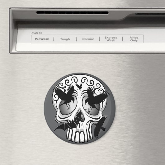 Aimant Calaveras décoratives Halloween (In Situ (Lave-vaisselle))