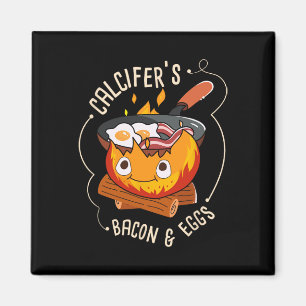 Aimant Calcifers Bacon et Œuf I Cuisine de Camping I Baco