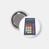 Aimant Calculatrice des années 80 90 Math School Nostalgi (Recto/Verso)