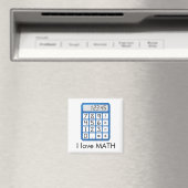 Aimant Calculatrice I love Math (In Situ (Lave-vaisselle))