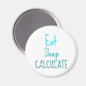 Aimant Calculer le sommeil de l'alimentation (Recto/Verso)