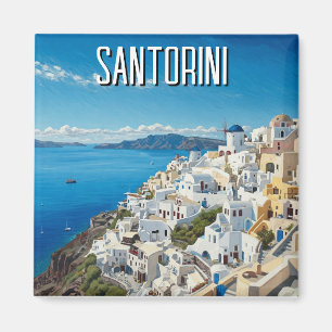 Aimant Caldera View Santorini Grèce Cyclades Voyages