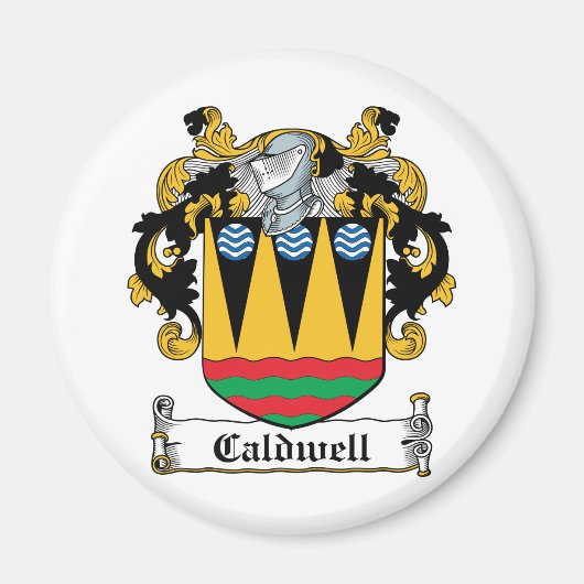 Aimant Caldwell Family Crest (Devant)