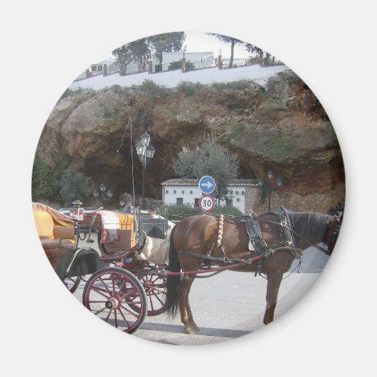 Aimant Calèche en Mijas (Devant)