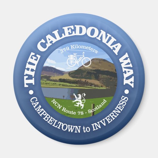 Aimant Caledonia Way (vélo c) (Devant)
