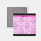 Aimant Calendrier 2011 en un coup d'oeil (Recto/Verso)