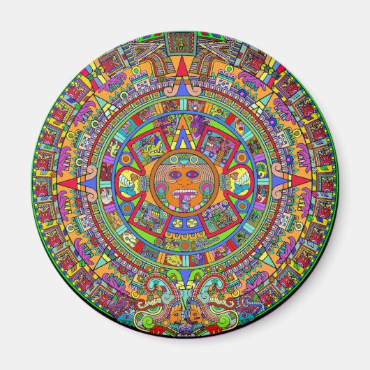 Aimant Calendrier Aztec (Devant)
