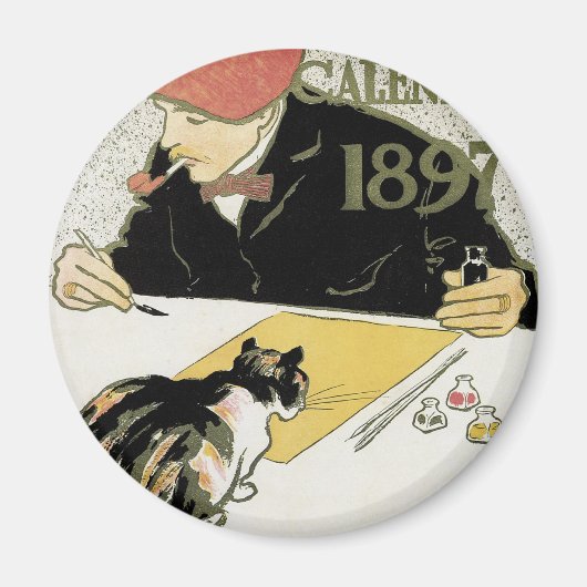 Aimant Calendrier des affiches 1897 (Devant)