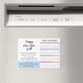 Aimant Calendrier Entreprise 2025 (In Situ (Lave-vaisselle))