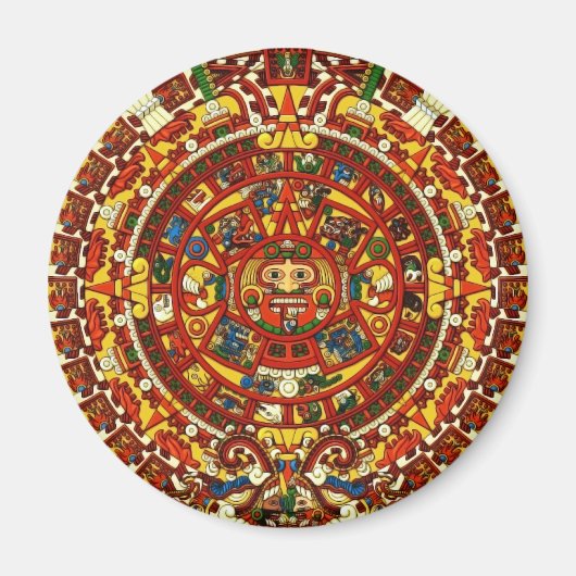 Aimant calendrier maya (Devant)