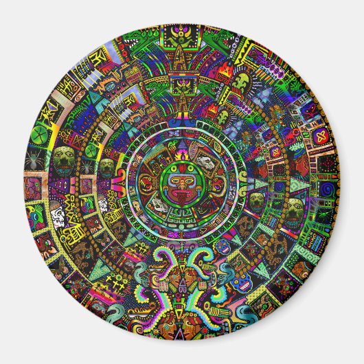 Aimant Calendrier maya par Myztico (Devant)