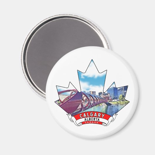 Aimant Calgary (Alberta) Canada (Recto/Verso)