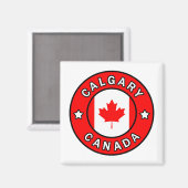 Aimant Calgary Canada (Recto/Verso)
