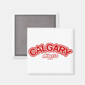 Aimant Calgary Leaf (Recto/Verso)