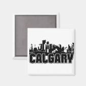 Aimant Calgary Skyline (Recto/Verso)