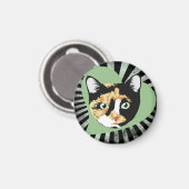 Aimant Calico Cat (Recto/Verso)